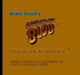 A Boy and His Blob Trouble on Blobolonia screenshot 3 for NES